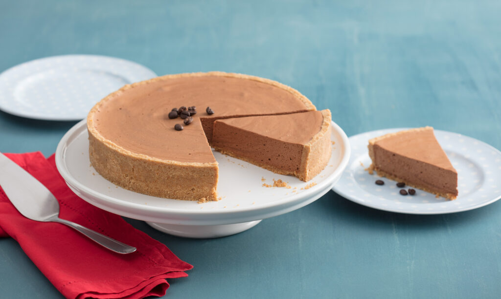 torta de mousse de chocolate