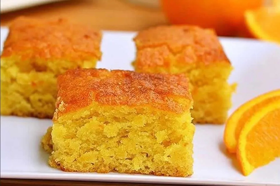 bolo de cenoura com laranja